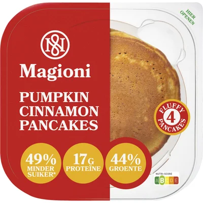 Magioni Pumpkin cinnamon pancakes