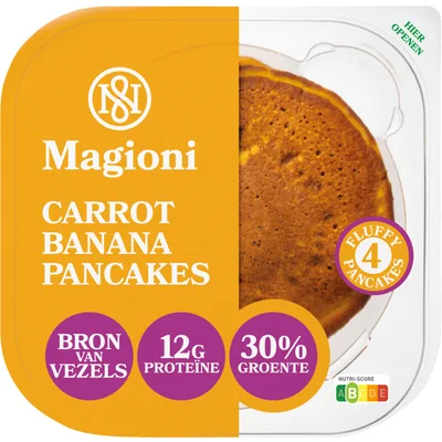 Magioni Carrot banana pancakes
