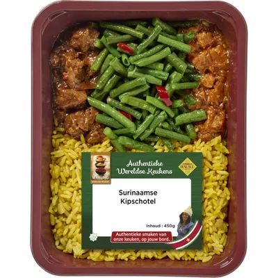 Warung Surinaamse kipschotel