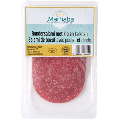 Marhaba Rundersalami met kip en kalkoen