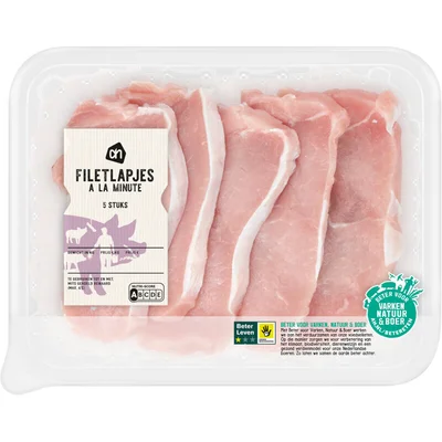 AH Filetlapjes à la minute naturel