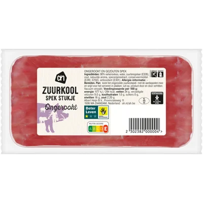 AH Ongekookt zuurkool spek stukje