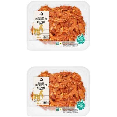 AH Scharrel kipdijfiletreepjes gyros 2-pack