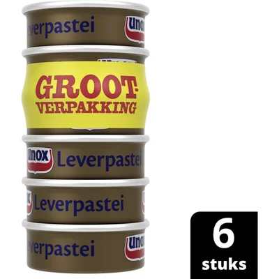 Unox Leverpastei 6-pack