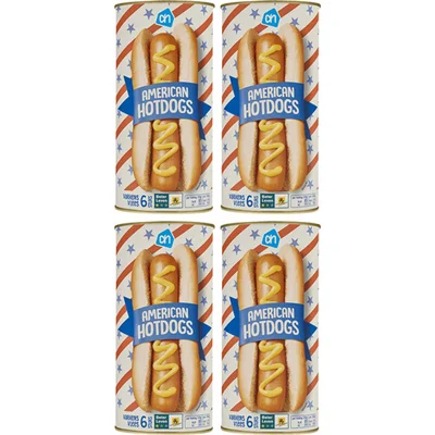 AH American hotdogs 4-pack