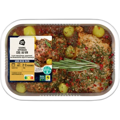 AH Oven scharrel kippendijen coq au vin