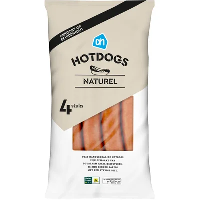 AH Hotdogs naturel