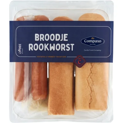 Compaxo Broodje rookworst