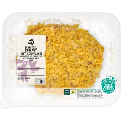 AH Schnitzel krokant met cornflakes