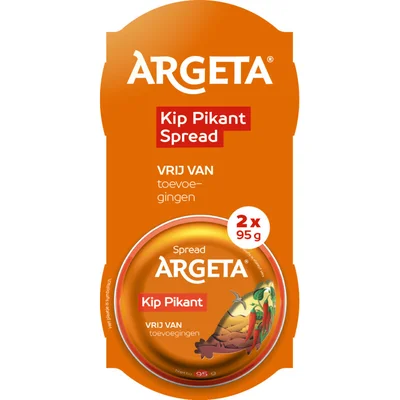 Argeta Kip pikant spread 2-pack