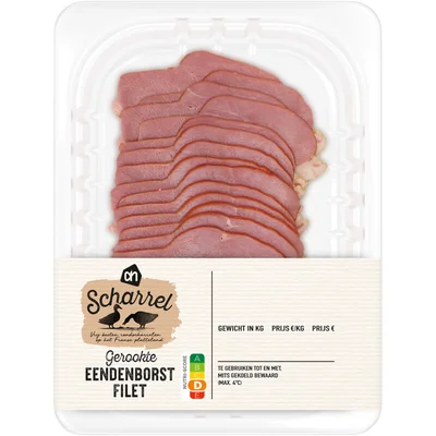 AH Scharrel gerookte eendenborstfilet