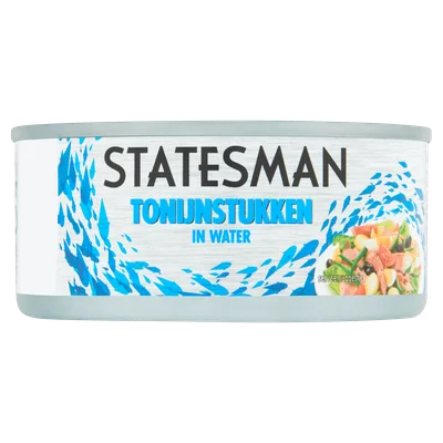 Statesman Tonijn stukken in water