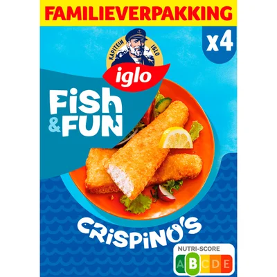 Iglo Fish&fun crispino's familieverpakking