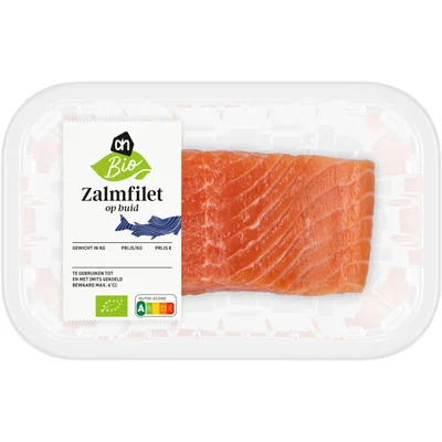 AH Biologisch Zalmfilet op huid