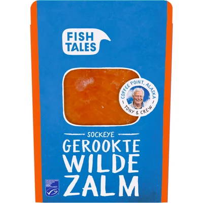 Fish Tales Sockeye gerookte wilde zalm