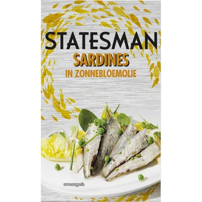 Statesman Sardines in zonnebloemolie