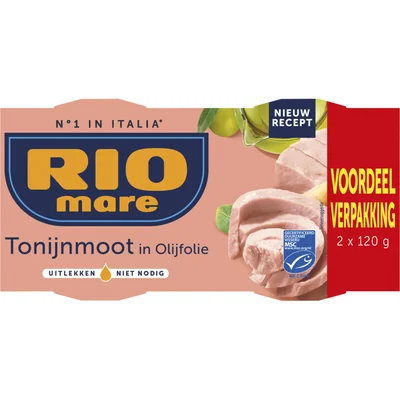 Rio Mare Tonijnmoot in olijfolie 2-pack