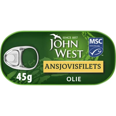 John West Ansjovisfilets olie
