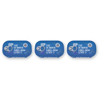 Fish Tales Kabeljauwlever 3-pack