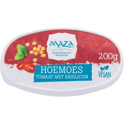 Maza Hoemoes tomaat basilicum