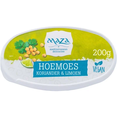 Maza Hoemoes koriander limoen