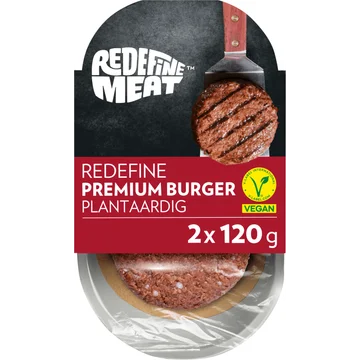Redefine Meat Premium burgers