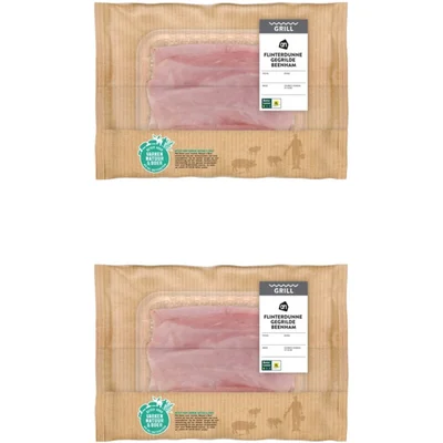 AH Flinterdunne gegrilde beenham 2-pack