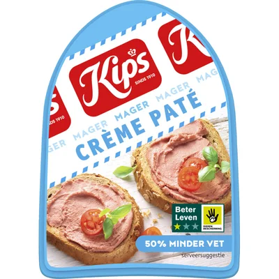 Kips Magere crème paté