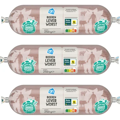 AH Boerenleverworst 3-pack