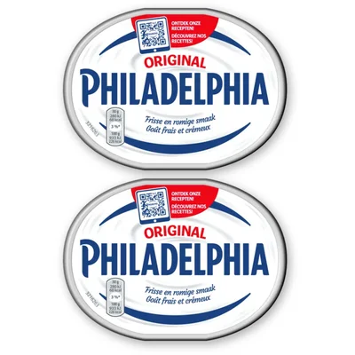 Philadelphia Zuivelspread naturel 2-pack