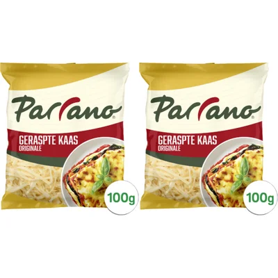 Parrano Geraspte kaas originale 2-pack