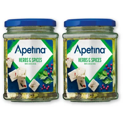 Arla Apetina classic white cheese oil 2-pack