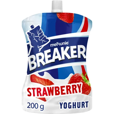 Melkunie Breaker aardbei yoghurt