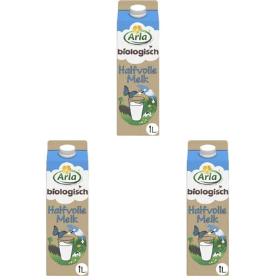 Arla Biologisch halfvolle melk 3-pack