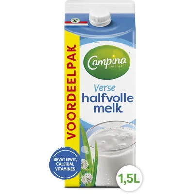 Campina Halfvolle melk voordeelverpakking