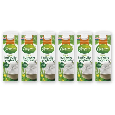 Campina Halfvolle yoghurt 6-pack