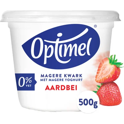 Optimel Magere kwark aardbei