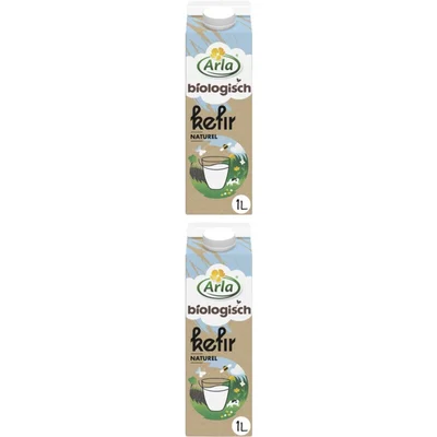 Arla Biologisch kefir naturel 2-pack