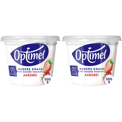 Optimel Kwark Aardbei 2-pack