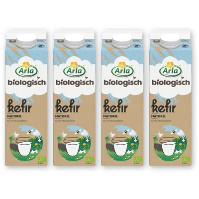 Arla Biologisch kefir naturel 4-pack