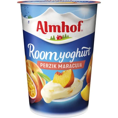Almhof Roomyoghurt perzik maracuja