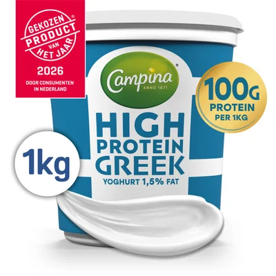 Campina High protein Greek yoghurt 1,5% fat