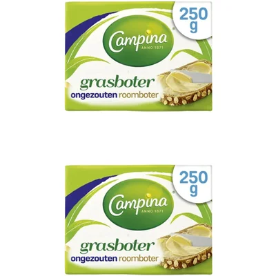 Campina Botergoud grasboter 2-pack