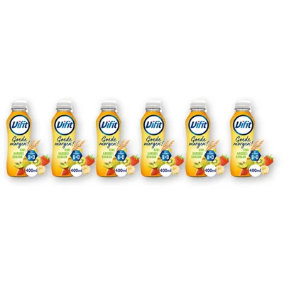 Vifit Goedemorgen kiwi aardbei banaan 6-pack