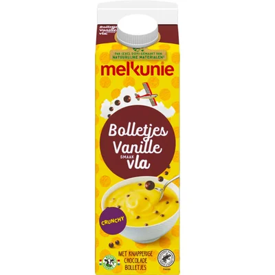 Melkunie Bolletjesvla met vanillesmaak