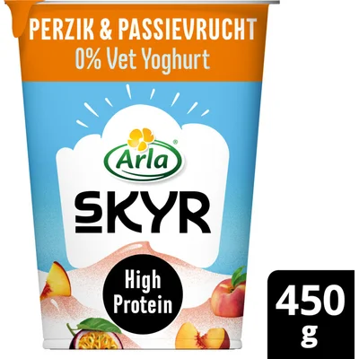 Arla Skyr peach & passionfruit 0% vet