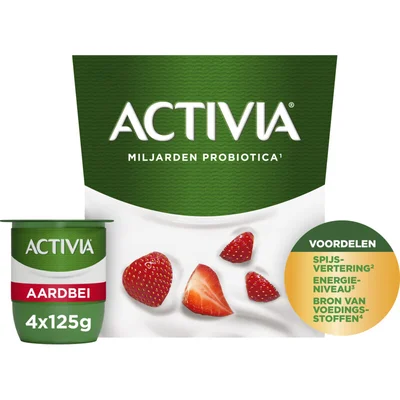 Activia Yoghurt aardbei