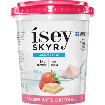 Isey Skyr aardbei witte chocolade