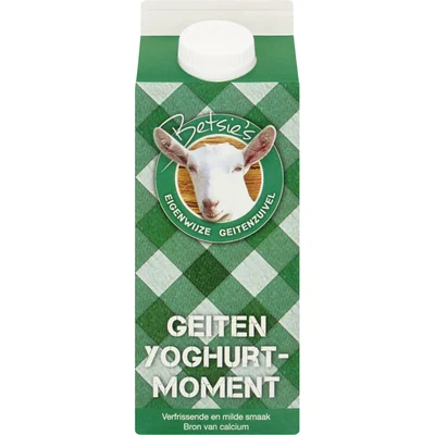 Betsie's Geitenyoghurt moment