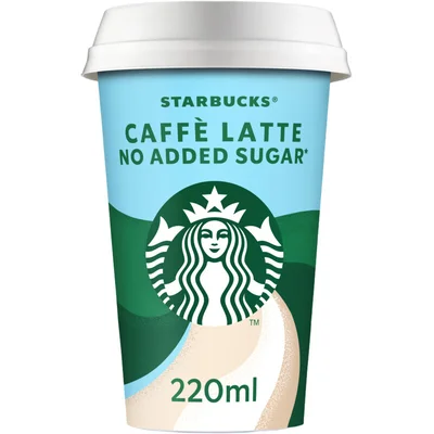 Starbucks Caffè latte no added sugar ijskoffie